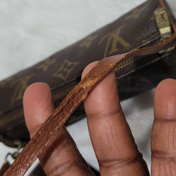 Auth Louis Vuitton Papillon Pouch vtg - Picture 11 of 16